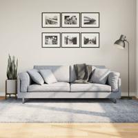 VidaXL Vloerkleed pamplona shaggy hoogpolig modern 160x230 cm blauw