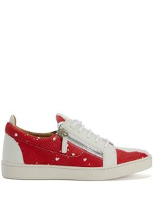 Giuseppe Zanotti baskets Frankie en cuir - Rouge