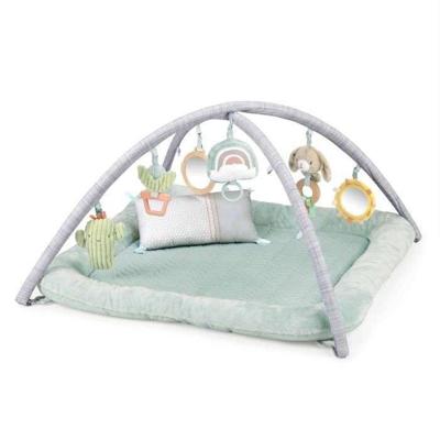 INGENUITY Calm Spring Extra Zachte Baby Speelmat met 6 Afneembare Sensorische Speeltjes