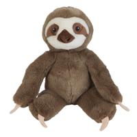 Pluche Luiaard knuffel - 23 cm - knuffeldieren - zoogdieren - voor kinderen - boomklimmers