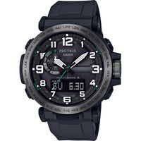 Horlogeband Casio 10631623 Rubber Zwart 24mm