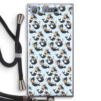 Zeemeermin: Sony Xperia XZ1 Transparant Hoesje met koord