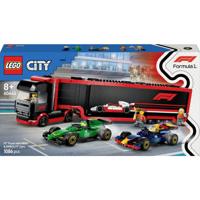 LEGO® CITY 60445 F1 ® bestelwagen met RB20 & AMR24 F1 ® raceautos