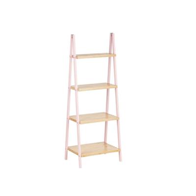 Badkamerschappen Roze Natuurlijk Bamboe Dennenhout 40 x 109,3 x 30 cm