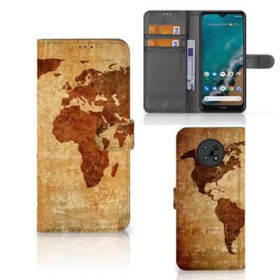 Nokia G50 | Flip Cover | Wereldkaart