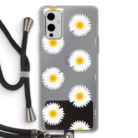 Margrietjes: OnePlus 9 Transparant Hoesje met koord
