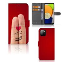 Samsung Galaxy A03 | Wallet Case | met Pasjes | Liefde - Origineel Romantisch Cadeau
