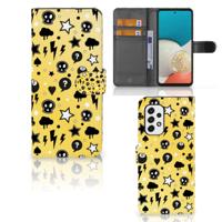 Telefoonhoesje met Naam Samsung Galaxy A53 Punk Geel