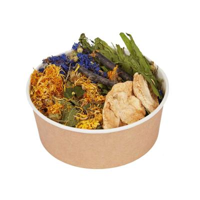 FACTORYHERBS Lunch Box voor konijn - traktatie voor knaagdieren en konijnen - 80 g