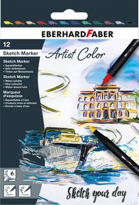Eberhard Faber EF-558212 Sketch Marker 12 Stuks