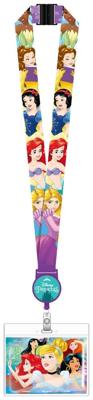 Disney Princess Deluxe Lanyard with Card Holder Retractable