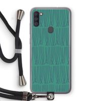 Swirls: Samsung Galaxy A11 Transparant Hoesje met koord Swirls: Samsung Galaxy A11 Transparant Hoesje met koord