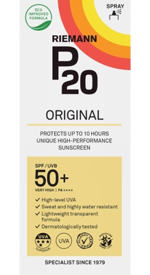Riemann P20 Zonnebrand Spray SPF50