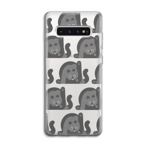 Cats: Samsung Galaxy S10 4G Transparant Hoesje