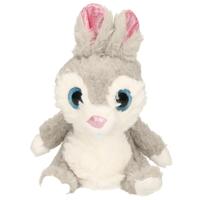 Wild Planet Knuffel Konijn - grijs - 24 cm - pluche Haas / konijnen knuffeldier