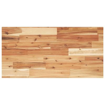 Wastafelblad met olieafwerking 100x40x2 cm massief acaciahout