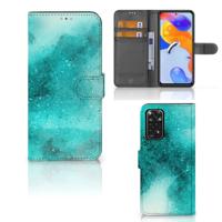 Hoesje Xiaomi Redmi Note 11 Pro 5G/4G Painting Blue | Portemonnee hoesje