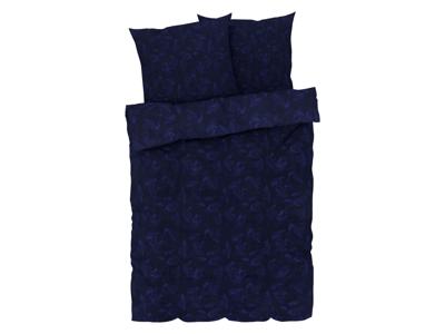 LIVARNO home Satijnen dekbedovertrek 200 x 200 cm (Paisley/blauw)