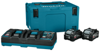 Makita Startset DC40RB 2x BL4040F - 1911D8-0 Makita Startset DC40RB 2x BL4040F - 1911D8-0