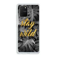 Stay wild: Samsung Galaxy S10 Lite Transparant Hoesje