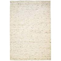 Tapeso Wollen vloerkleed handweef Ylva - beige - 200x240 cm