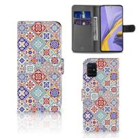 Samsung Galaxy A51 | Bookcase | Tiles Color