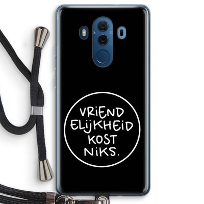 Vriendelijkheid: Huawei Mate 10 Pro Transparant Hoesje met koord
