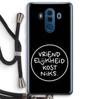 Vriendelijkheid: Huawei Mate 10 Pro Transparant Hoesje met koord