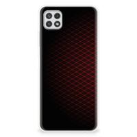 Samsung Galaxy A22 5G | TPU bumper | Geruit Rood