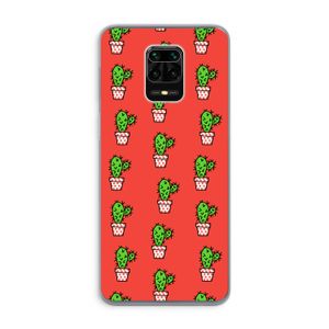 Mini cactus: Xiaomi Redmi Note 9 Pro Transparant Hoesje
