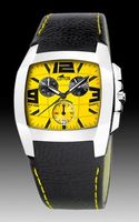 Horlogeband Lotus 15319-B / 15321-B / 15321-40 Leder Zwart 22mm
