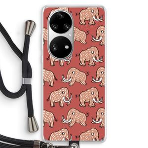 Mammoet: Huawei P50 Pro Transparant Hoesje met koord