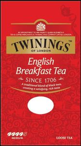 Twinings English breakfast tea karton (100 gr)