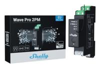 Shelly Qubino Wave Pro 2PM​ power relay Zwart - thumbnail