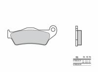 BREMBO Remblokken, voor de moto, Road Gesinterd Metaal 07BB28SP