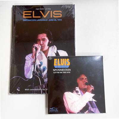 Elvis Presley Destination Louisville June 26, 1974 Boek + Single &apos;&apos;Spanish Eyes / Let Me Be The One&apos;&apos;