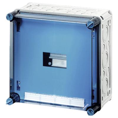 Hensel 2000026 Mi 1281 Kleine verdeelkast Opbouw (op muur) Aantal groepen: 6 Aantal rijen: 1 Inhoud: 1 stuk(s)