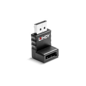 LINDY 41365 DisplayPort Adapter [1x DisplayPort stekker - 1x DisplayPort bus] Zwart