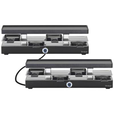 Trisa Style Connect Gourmetstel 8 pannen, Anti-aanbaklaag Zwart