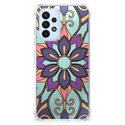 Samsung Galaxy A23 Case Purple Flower Samsung Galaxy A23 Case Purple Flower
