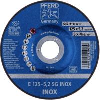 PFERD TOOLS 62212523 E 125-5,2 SG INOX Afbraamschijf gebogen Diameter 125 mm Boordiameter 22.23 mm RVS 10 stuk(s)
