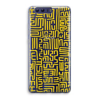 Majorelle Blue Print: Honor 9 Transparant Hoesje