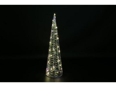 Kerstkegel led 16x16x60 cm trp Countryfield - Countryfield
