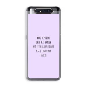Sprong: Samsung Galaxy A80 Transparant Hoesje