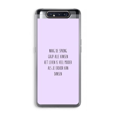 Sprong: Samsung Galaxy A80 Transparant Hoesje