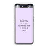 Sprong: Samsung Galaxy A80 Transparant Hoesje Sprong: Samsung Galaxy A80 Transparant Hoesje