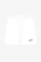 Quotrell Atelier Milano Katoen Korte Broek Heren Gebroken Wit/Zwart - Maat L - Kleur: Wit | Soccerfanshop