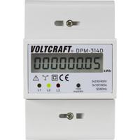 VOLTCRAFT DPM-314D kWh-meter 3-fasen Digitaal 100 A Conform MID: Nee 1 stuk(s) - thumbnail