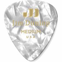 Dunlop 483P04MD Celluloid Shell Pick perloid wit medium plectrum set 12 stuks