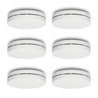 Alecto SA300 6x - Compacte design rookmelder met 10 jaar batterij, 6 pack